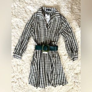 Zara green dress XS